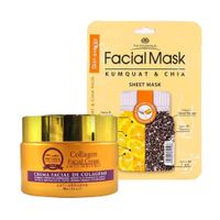 Crema Facial Antiarrugas + Máscara Kumquat y Chia