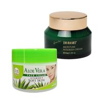 Crema Facial de aloe vera + Crema Nutritiva De Té Verde