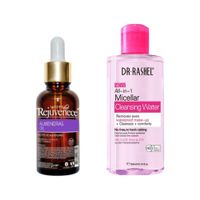 Aceite Facial de Vitamina E + Agua Limpiadora Micelar Rosa