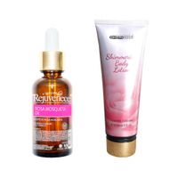 Aceite Facial Rosa Mosqueta + Crema Corporal Aroma a Flores