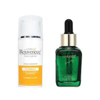 Serum Facial Concentre Vitamina C + Serum Suavizante Té Verde