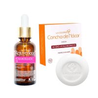 Aceite Facial de Rosa Mosqueta + Jabón Concha de Nacar & AH
