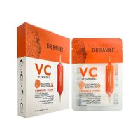 Mascarilla vitamina C niacinamida y esencia iluminadora 5 piezas