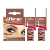 KIT DE 2 CEJAS MARRON CLARO + CEJAS CAFÉ OSCURO  - HENNA