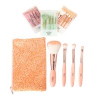 Set De Brochas Makeup Tools x4 Piezas Melón - REVEL