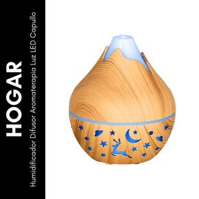 Humidificador Difusor Aromaterapia Luz LED Capullo