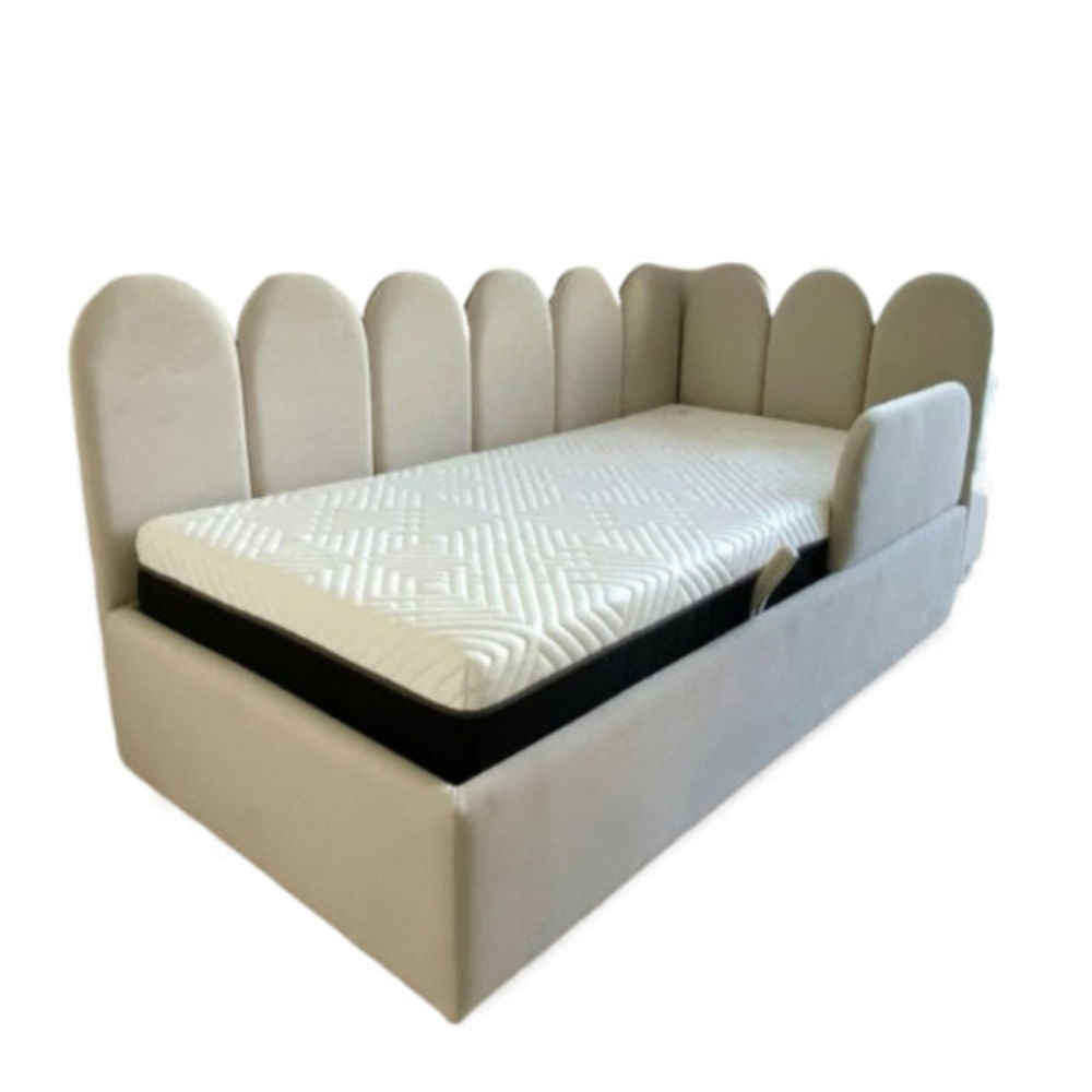Dormitorio Nicolas plaza y media - beige claro