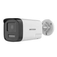 CAMARA HIKVISION TUBO 2MP SMART HYBRID 40M 2.8MM C/AUDIO 2 VIAS Y SIRENA P/N: HK-DS2CE17D0T-LXTS