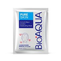 Mascarilla Facial Anti-Acne Pure Skin - Bioaqua 30gr x 10