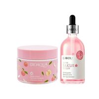 Gel Exfoliante de Durazno + Serum de Sakura