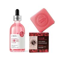 Serum Rosa Bulgaria + Jabon Natural de Flor de Rosas Antiacne