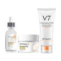 Crema Facial de Arroz + Serum de Arroz + Limpiador Facial v7.