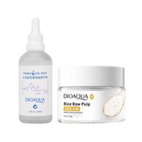 Serum Facial Ácido Hialurónico + Crema Facial de Arroz