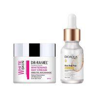Crema Facial Blanqueadora de Dia + Serum Extracto de Arroz
