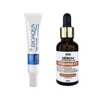 Crema Antiacne Pure Skin + Serum Facial Vitamina C12
