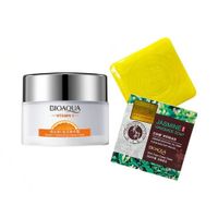 Crema Facial Hidratante Vitamina C + Jabón Natural de Jazmines