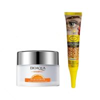 Crema Facial Hidratante Vitamina C + Suero AH y Vitamina E