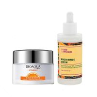 Crema Facial Hidratante Vitamina C + Serum de Niacinamide