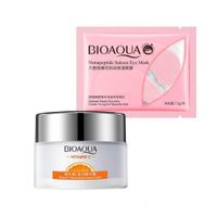 Crema Facial Hidratante Vitamina C + Mascarilla de ojos Sakura