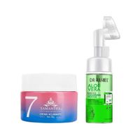 Crema Aclarante Facial + Limpiador Facial Aloe Vera