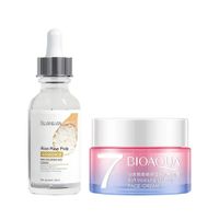 Crema Facial Aclaradora + Serum Extracto de Arroz con AH