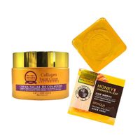 Crema Facial Antiarrugas + Jabón Natural con Miel