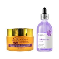 Crema Facial Antiarrugas + Serum Facial Arándanos
