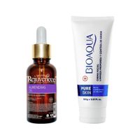 Aceite Facial de Vitamina E + Crema Limpiadora Pure Skin