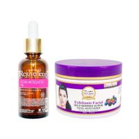 Aceite Facial de Rosa Mosqueta + Exfoliante frutos del bosque