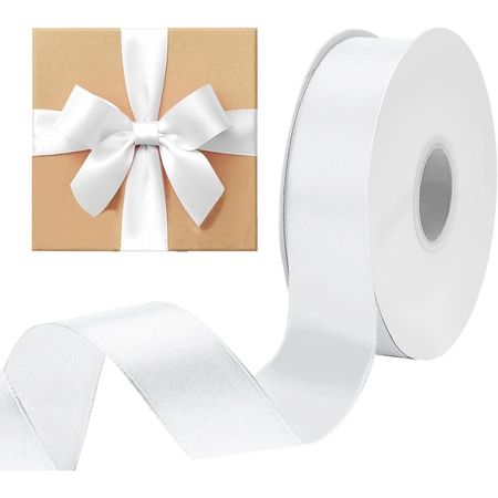 CINTA SATINADA BLANCO 4CM X 1M
