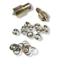100 Ojales Numero 140 de 6mm Mas Troquel para Colocación