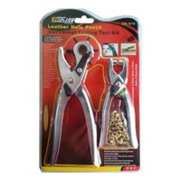 Set Alicates Sacabocados Ojetillo Y Presa Mas Accesorios