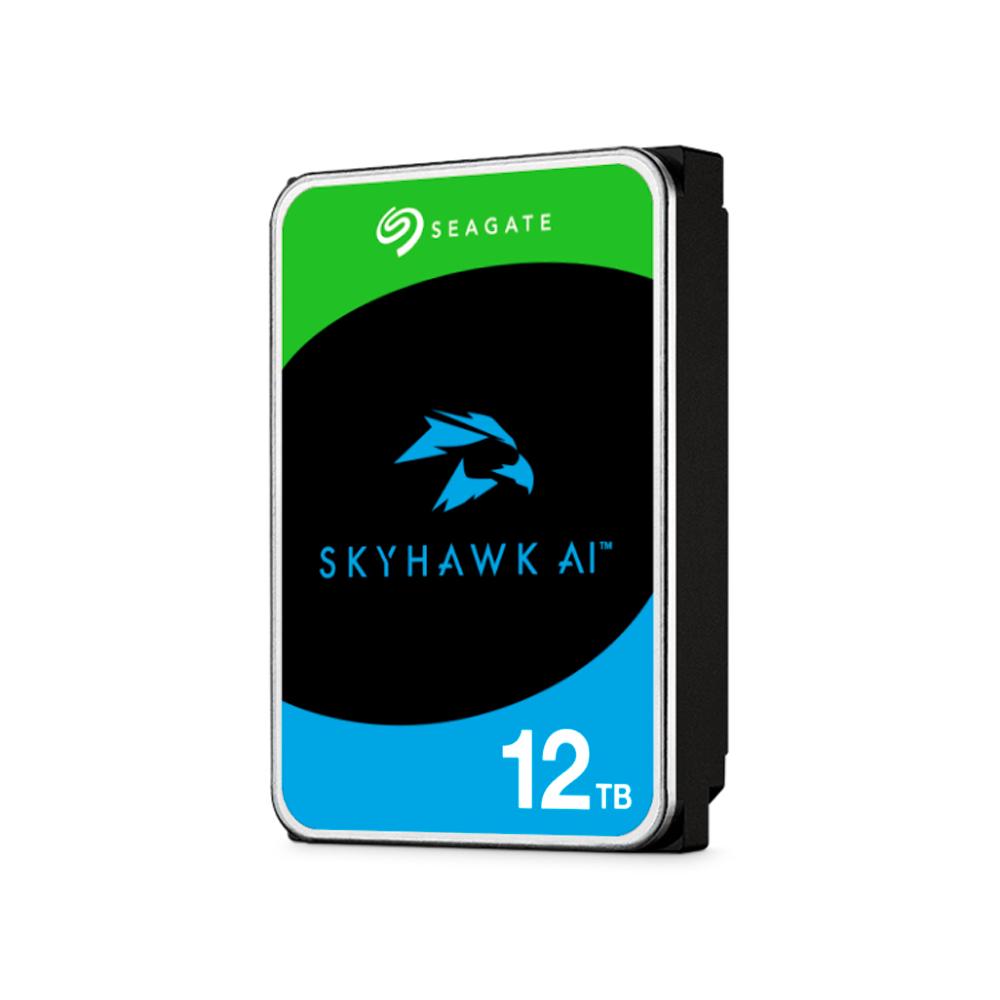 Disco Duro Seagate Skyhawk Ai 12TB SATA 6Gb/s 3.5"" con 256MB de Caché para Seguridad y Vigilancia