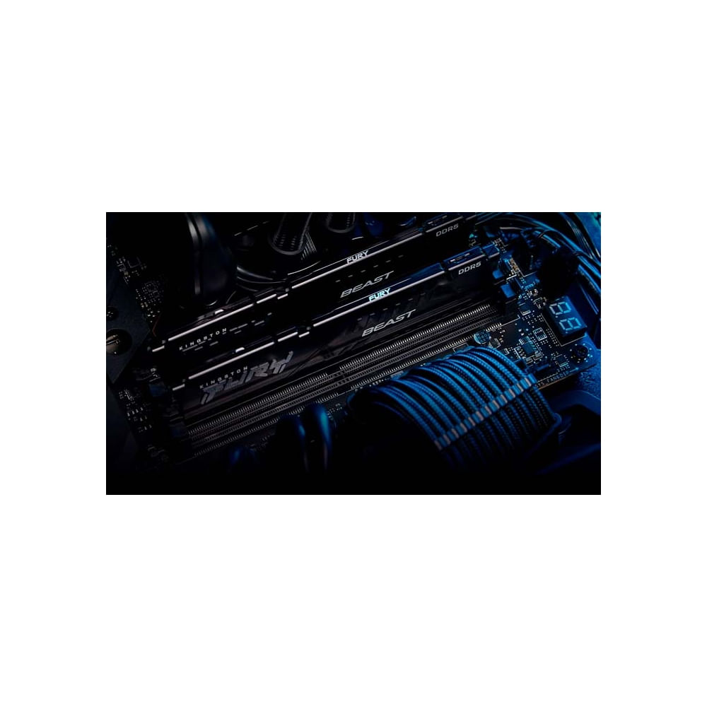 Módulo RAM Kingston FURY Beast 16GB DDR5 5200MHz CL40 DIMM - Rendimiento superior para tu PC