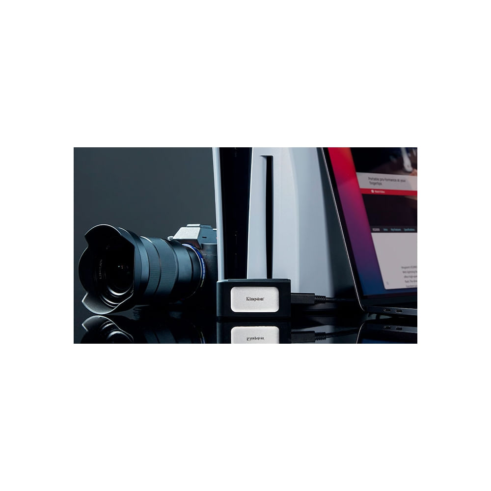 Kingston XS2000 SSD Externo 4TB - Conexión USB 3.2 Gen 2x2 Tipo-C, Alta Velocidad y Portabilidad