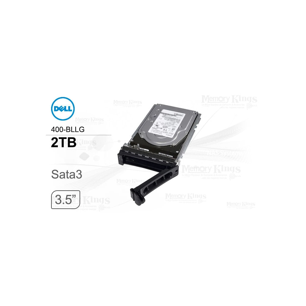 Disco Duro Dell EMC de 2TB 3.5"" SATA 7200rpm para Servidores - Insertable en Caliente