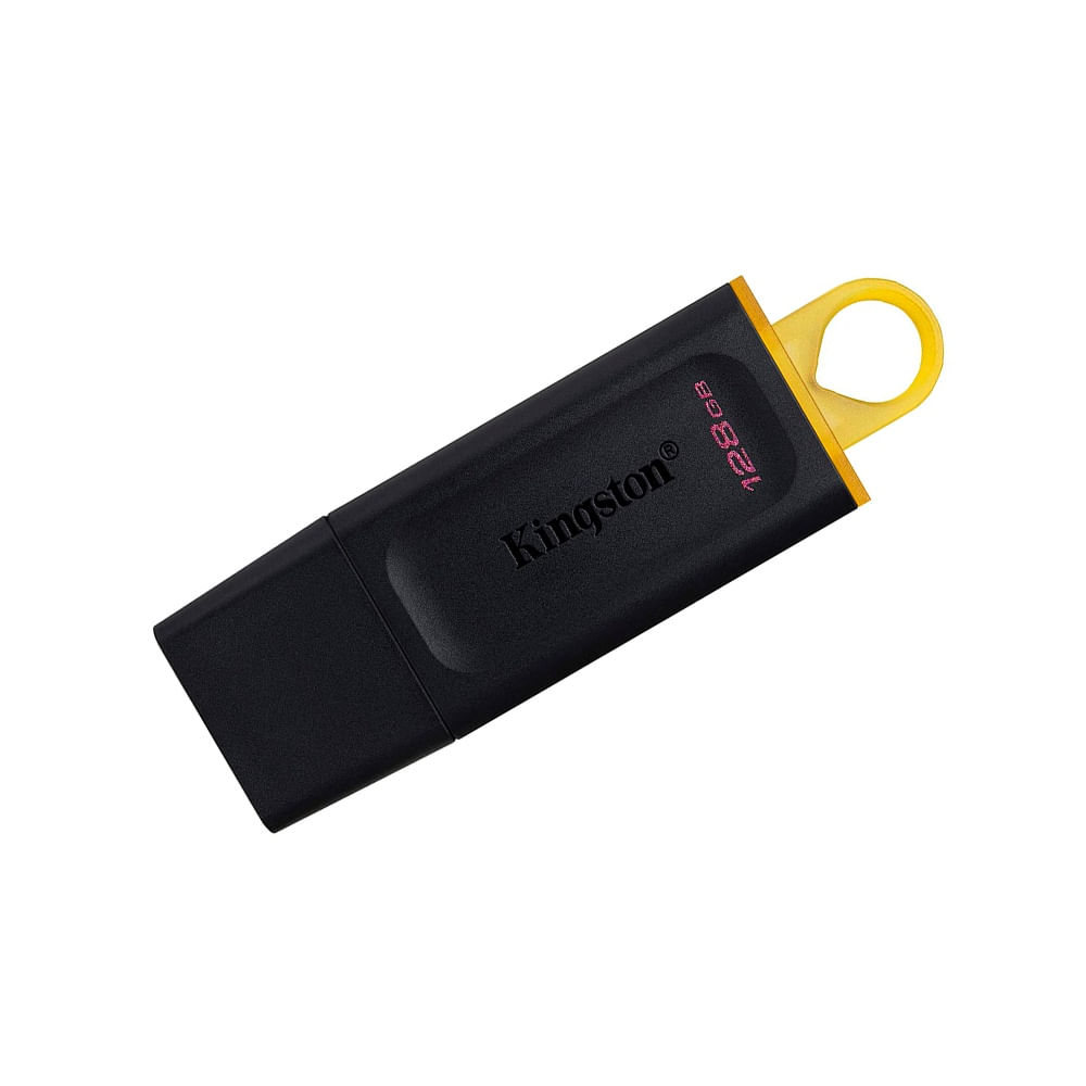 Memoria USB Kingston Datatraveler Exodia 128GB - Rápido USB 3.2 Gen 1, Color Amarillo