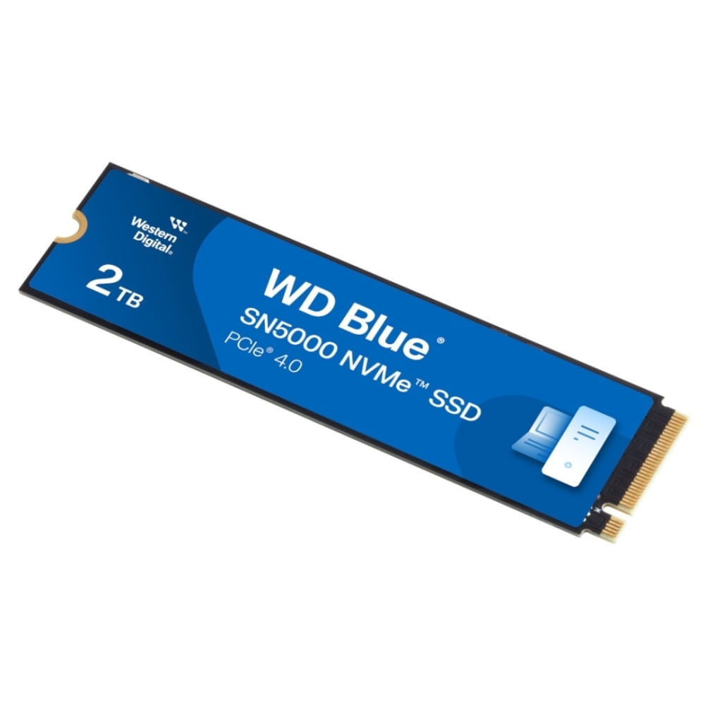 Disco duro SSD interno WD Blue SN5000 de 2 TB M.2 2280 - Alta velocidad y rendimiento excepcional