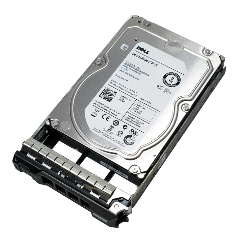 Disco duro interno Dell de 2 TB, SATA, alto rendimiento para almacenamiento confiable