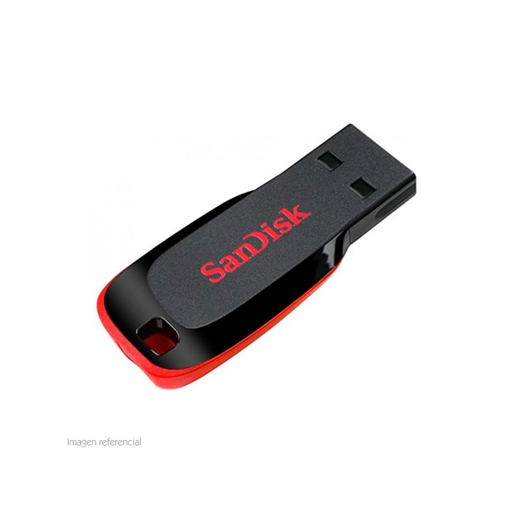 Memoria USB SanDisk Cruzer Blade 64GB - Rápida y Compacta, Ideal para Almacenamiento en Movimiento