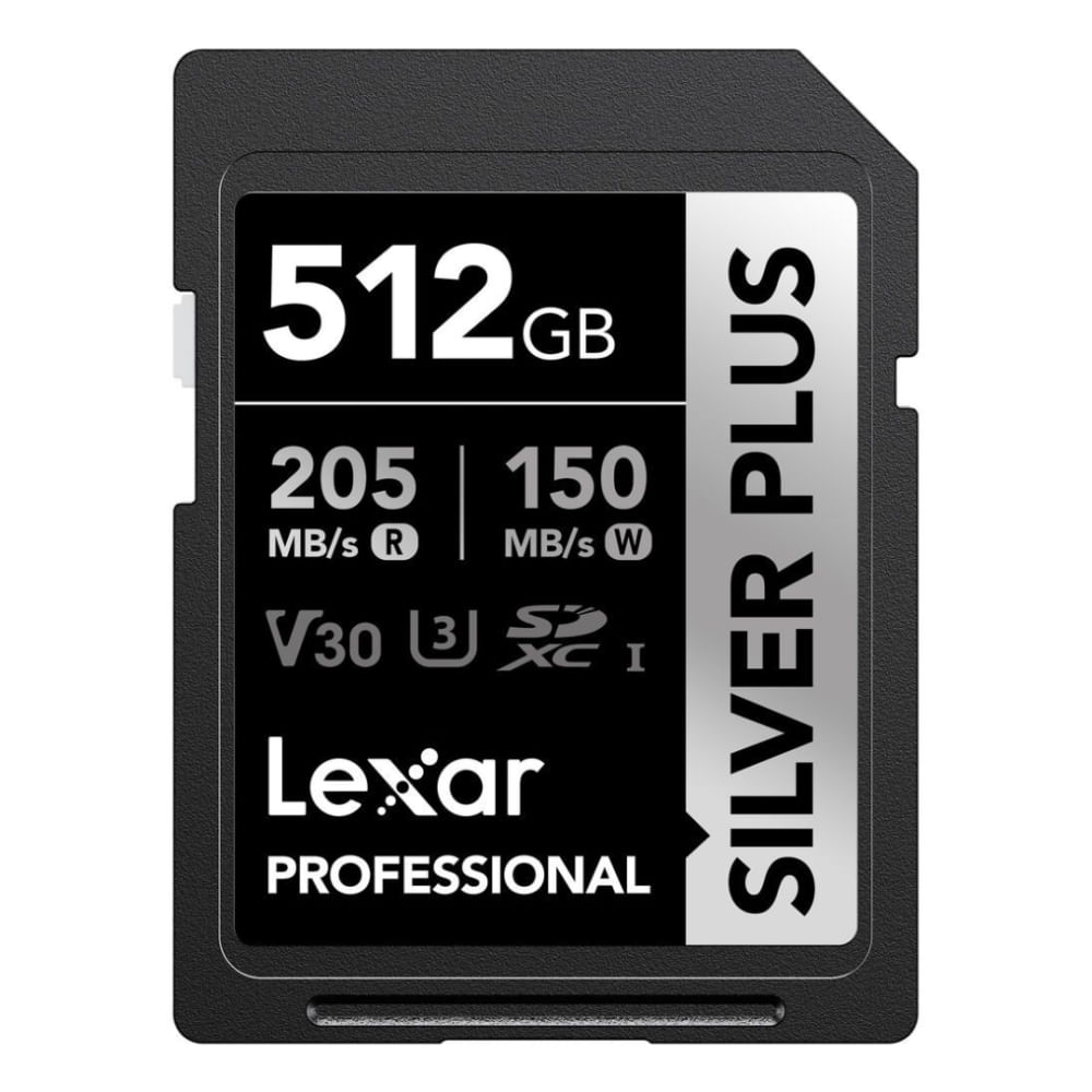 Memoria SD Lexar Silver Plus 512GB SDXC UHS-I - Alta velocidad y gran capacidad para tus dispositiv