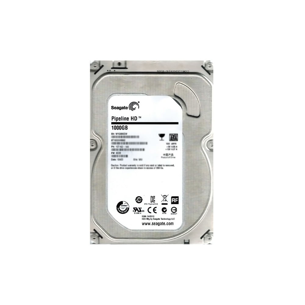 Disco duro Seagate Pipeline HD 1TB 5900 RPM SATA 6.0 Gb/s 3.5” - Almacenamiento confiable y rápido