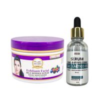 Exfoliante Facial Frutos Bosque + Serum Ácido Láctico 8%