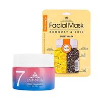 Crema Aclarante Facial + Máscara Facial de Kumquat y Chia