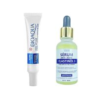 Crema Antiacne Pure Skin + Serum Antiedad Elastinol 3 Man