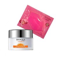 Crema Facial Hidratante Vitamina C + Mascarilla labial Rosa