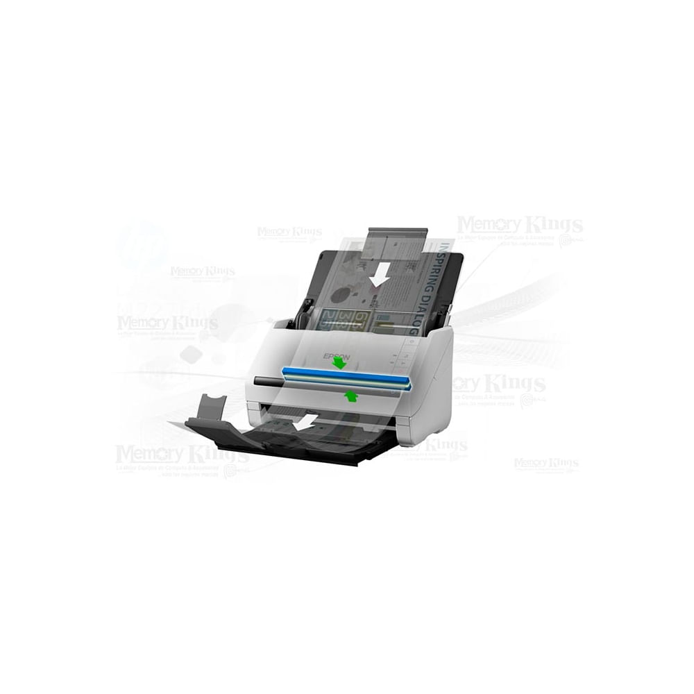 Escáner Epson DS-770 II USB 3.0, alta velocidad y sensor óptico color para documentos