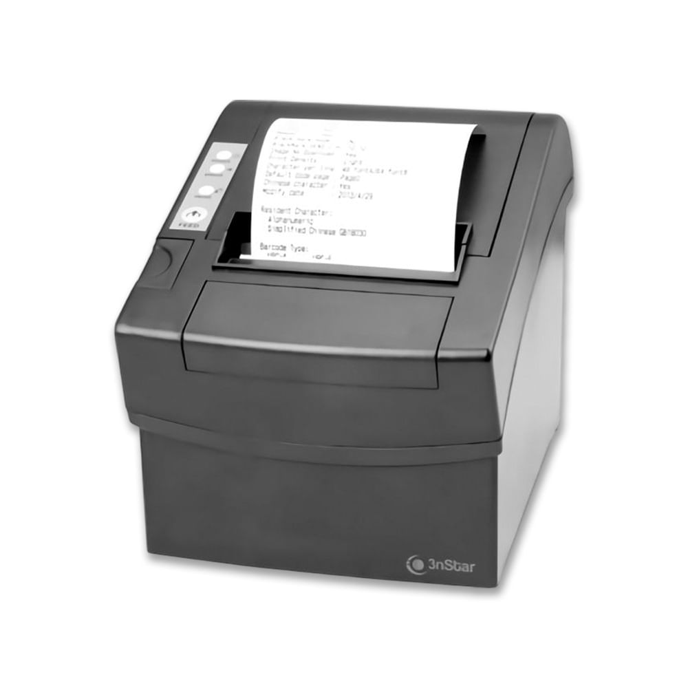 Impresora térmica 3NSTAR RPT010, 80mm, 260mm/s, USB/Ethernet, cortador automático, compatible con W