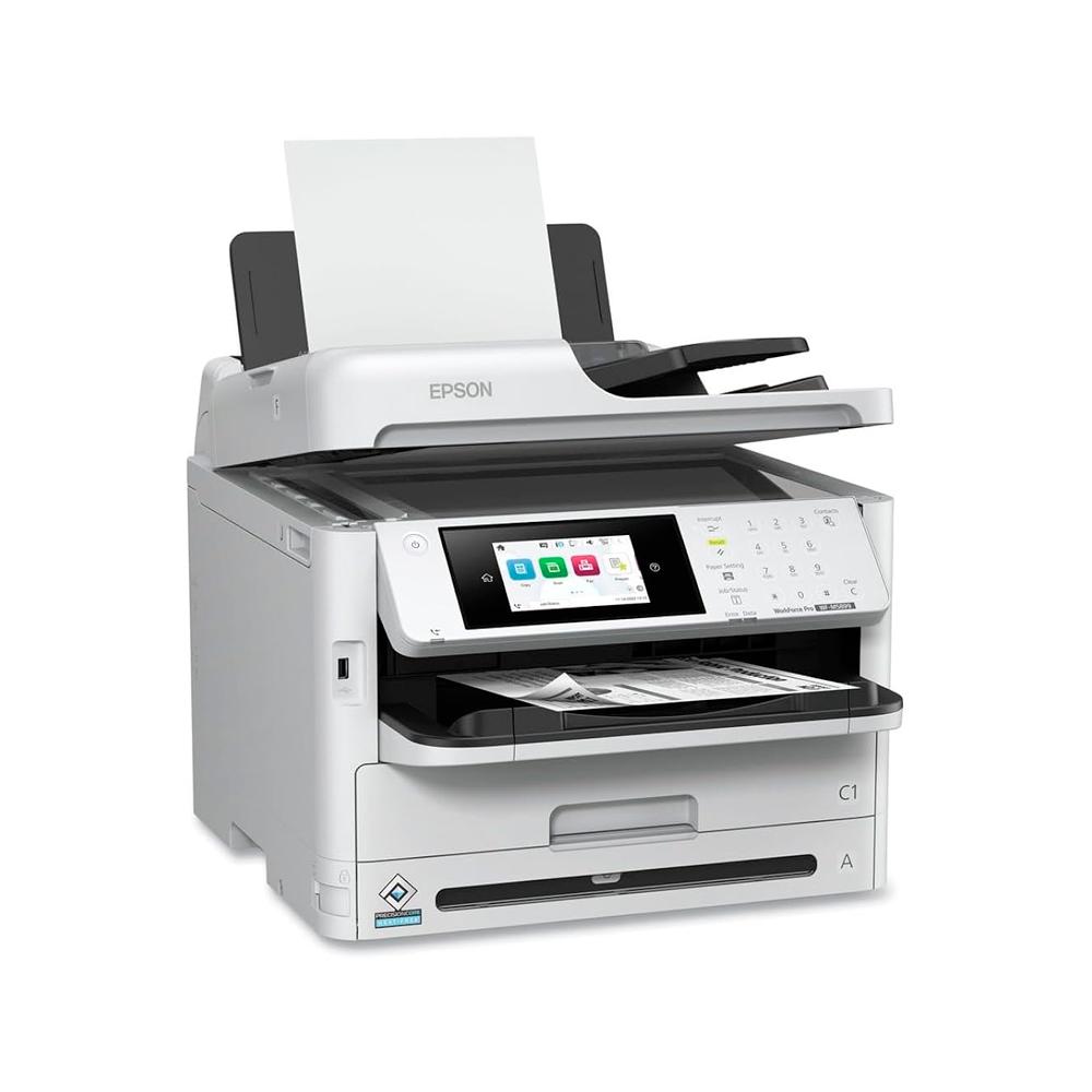 Impresora multifuncional Epson WF-M5899, impresión rápida, escaneo y fax, conectividad LAN y WiFi