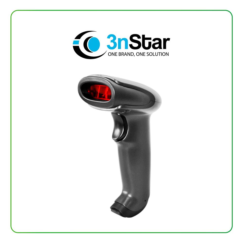 Escáner de código de barras inalámbrico 3NSTAR 1D - Conexión Bluetooth, 300 escaneos/seg, 2MB, USB